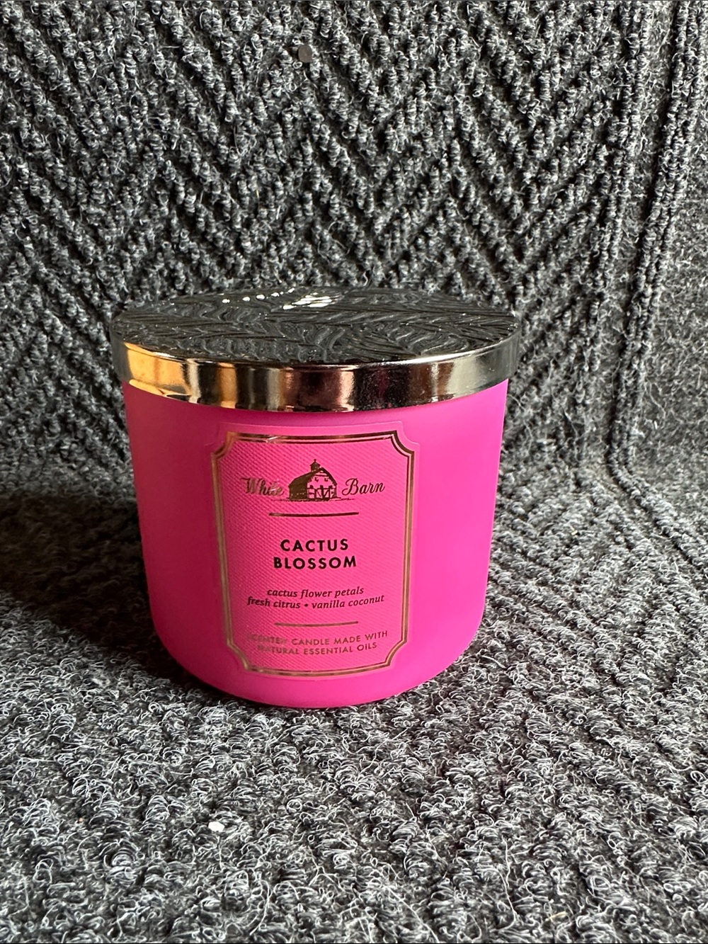 White Barn Cactus Blossom 3 Wick Candle